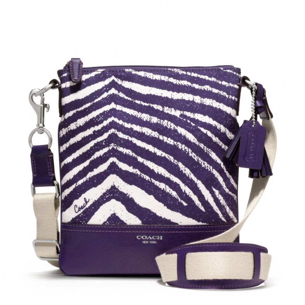 COACH ZEBRA PRINT SWINGPACK - ONE COLOR - F49222