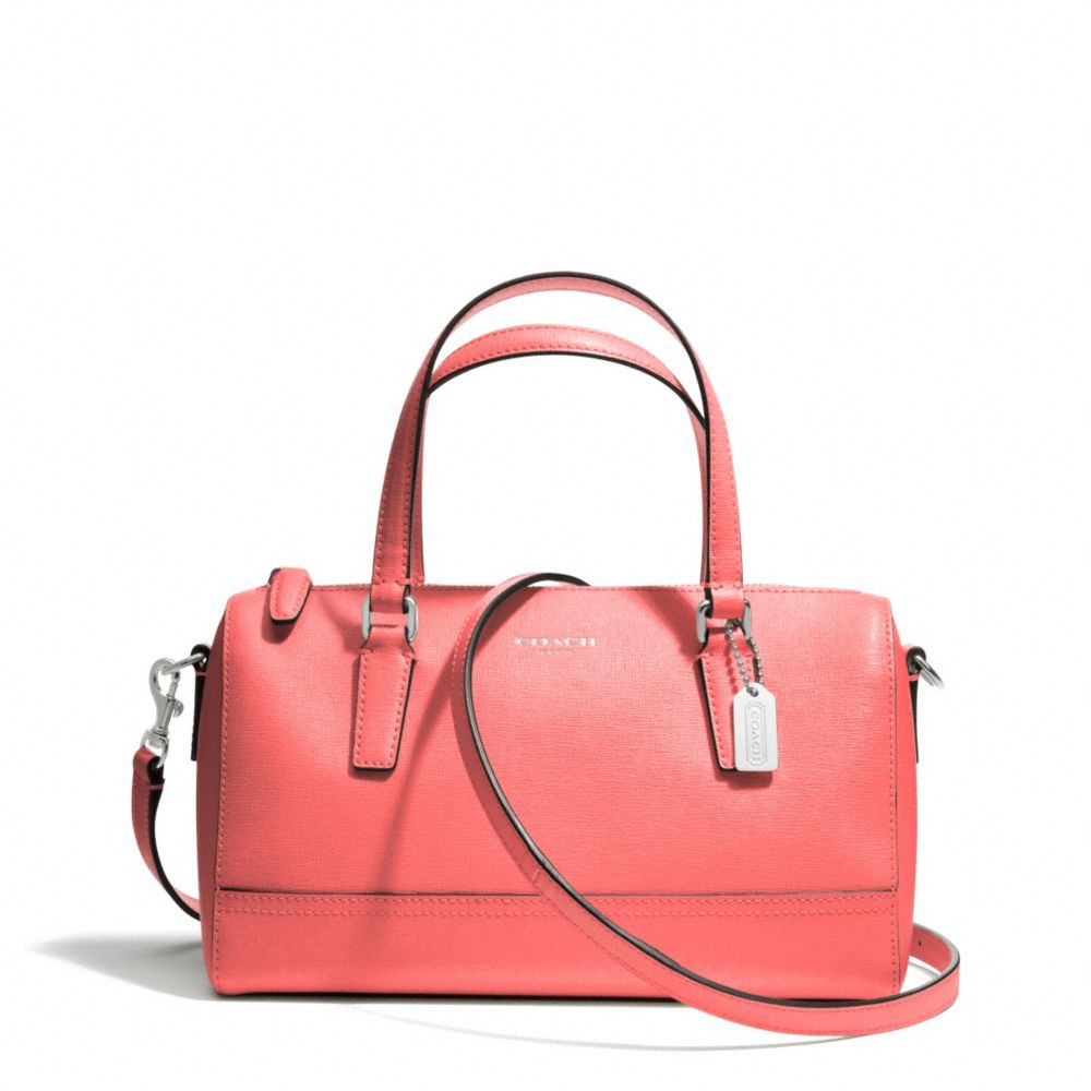 COACH SAFFIANO LEATHER MINI SATCHEL - ONE COLOR - F49392