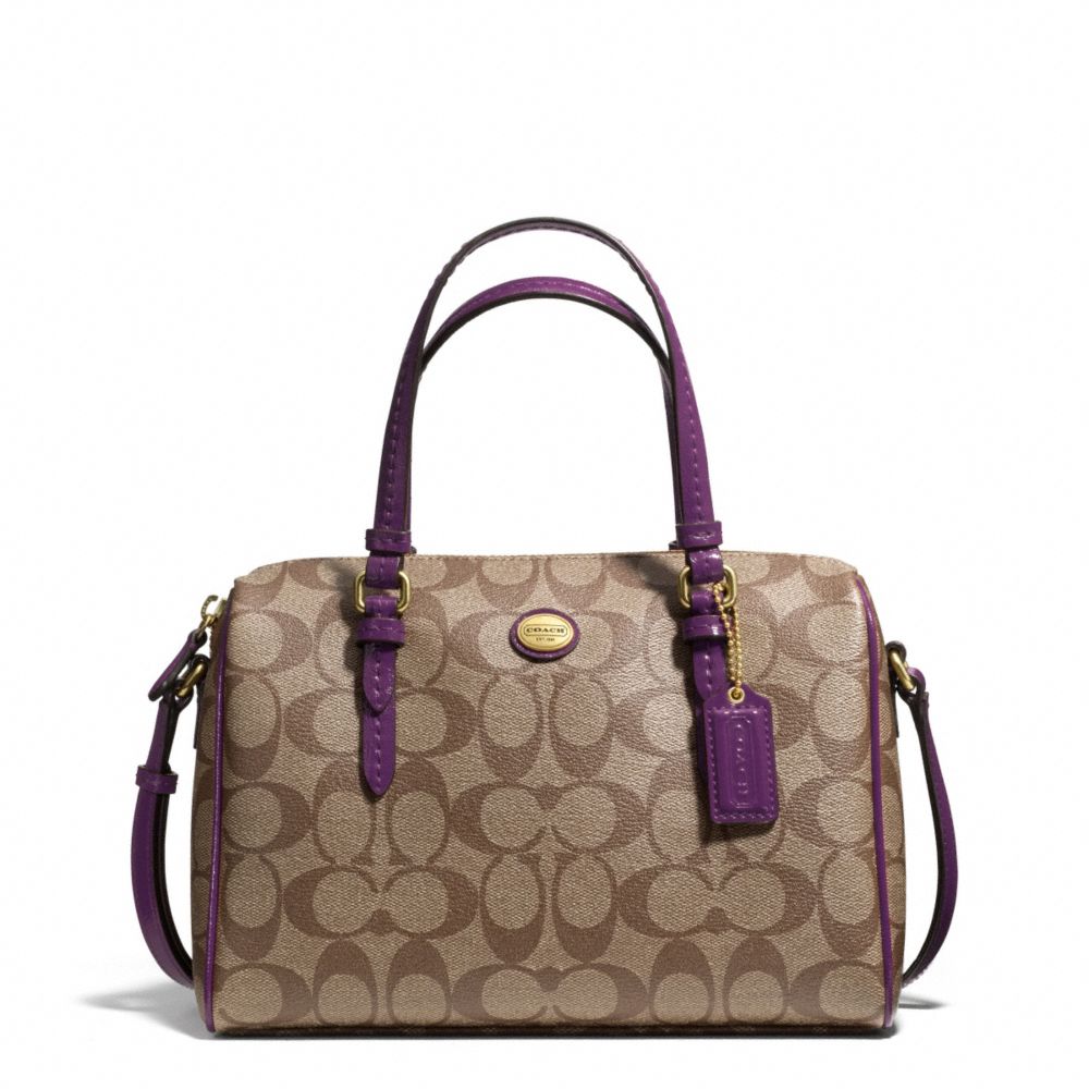 PEYTON SIGNATURE BENNETT MINI SATCHEL - COACH f49862 - 20111