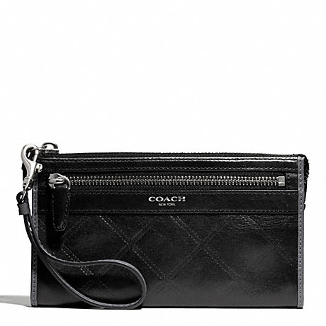 COACH ZIPPY WALLET IN QUILTED LEATHER -  - f50049