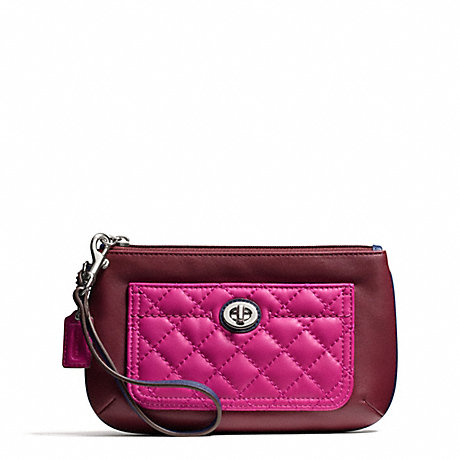COACH PARK QUILTED LEATHER MEDIUM WRISTLET -  - f50097