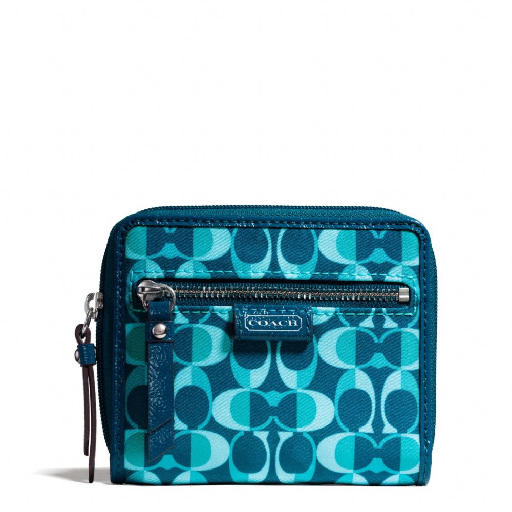 DAISY SPLIT SIGNATURE C PRINT MEDIUM ZIP AROUND - COACH f50143 - 24995