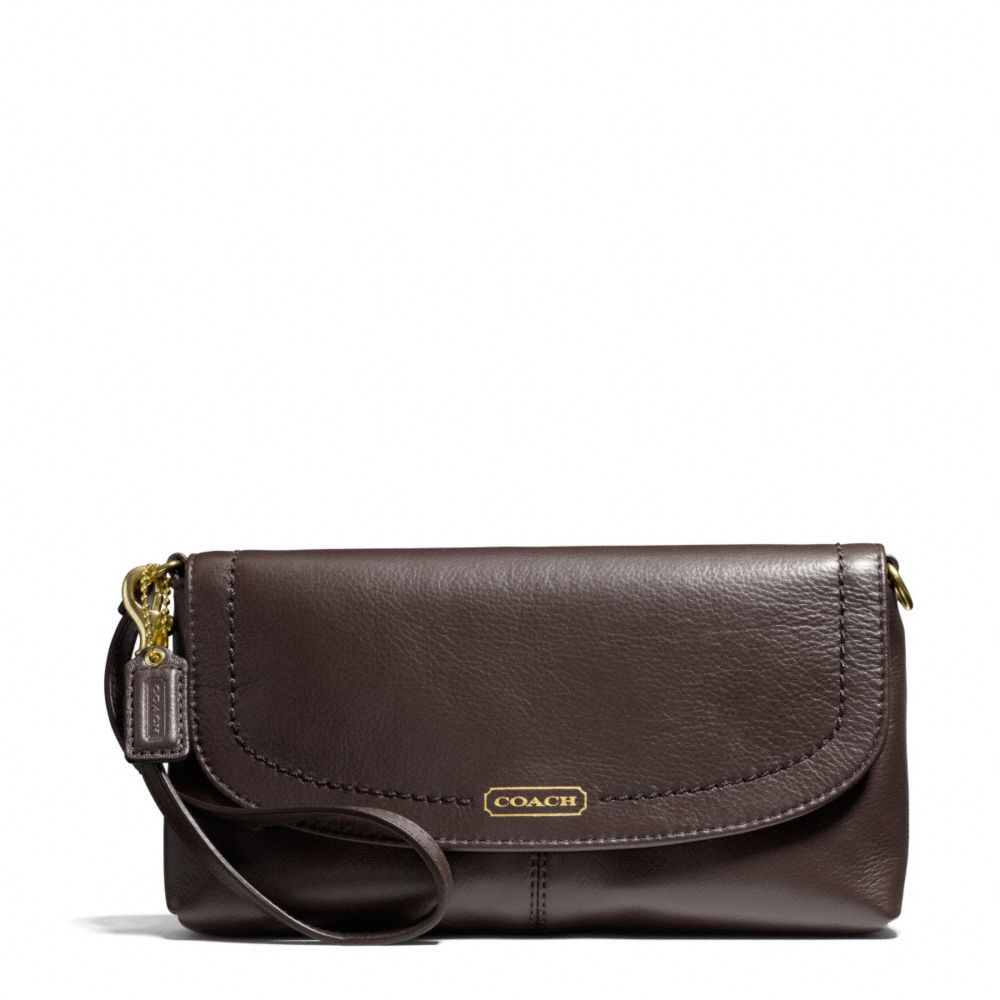 CAMPBELL LEATHER LARGE WRISTLET - COACH f50183 - 18601