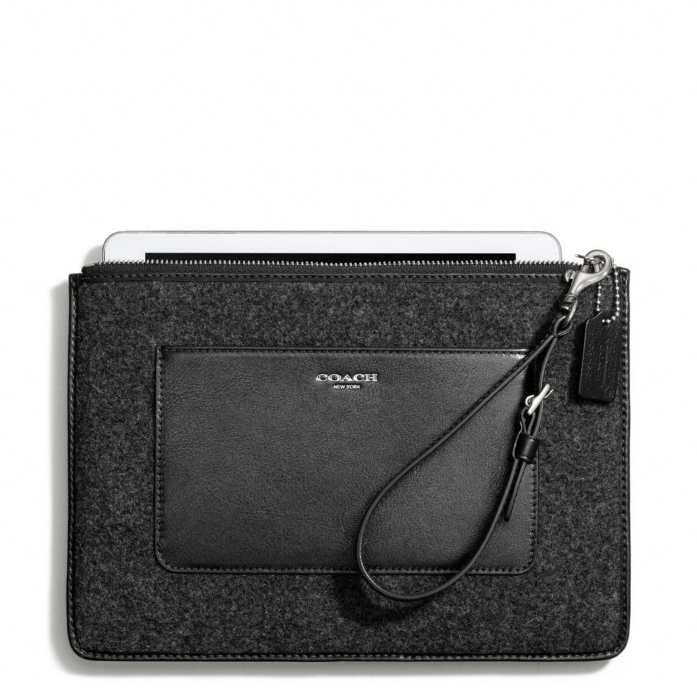 FELT FLAT ZIP CASE - COACH f50309 - 27313