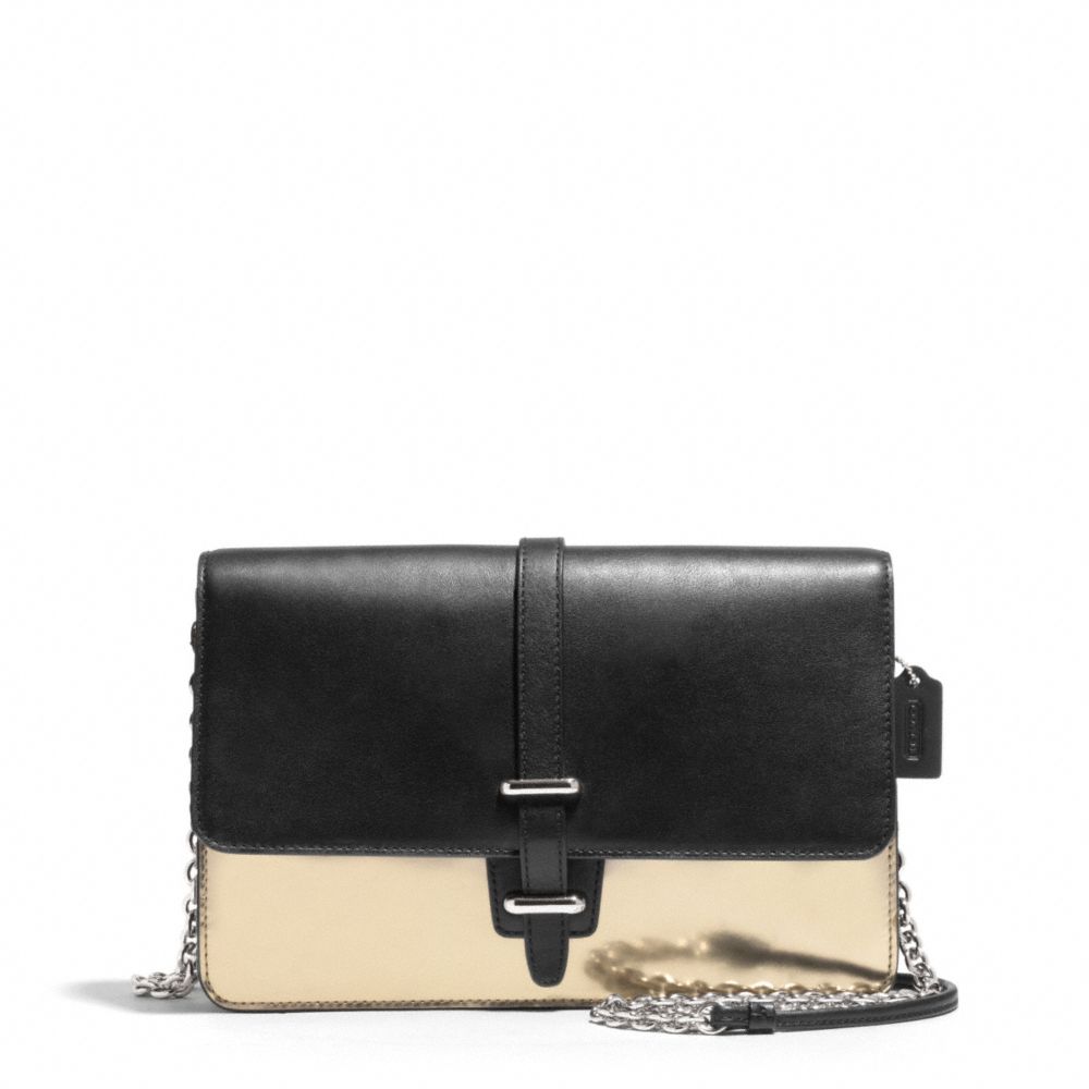 COACH MIRROR METALLIC SLIM CLUTCH - ONE COLOR - F50381