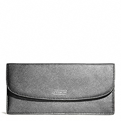COACH DARCY LEATHER SOFT WALLET - ONE COLOR - F50428