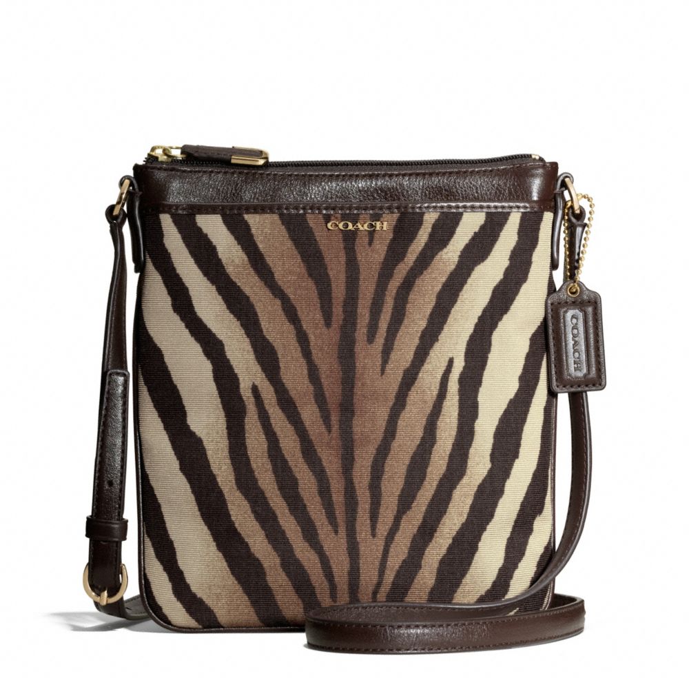 COACH MADISON SWINGPACK IN ZEBRA PRINT FABRIC - ONE COLOR - F50506