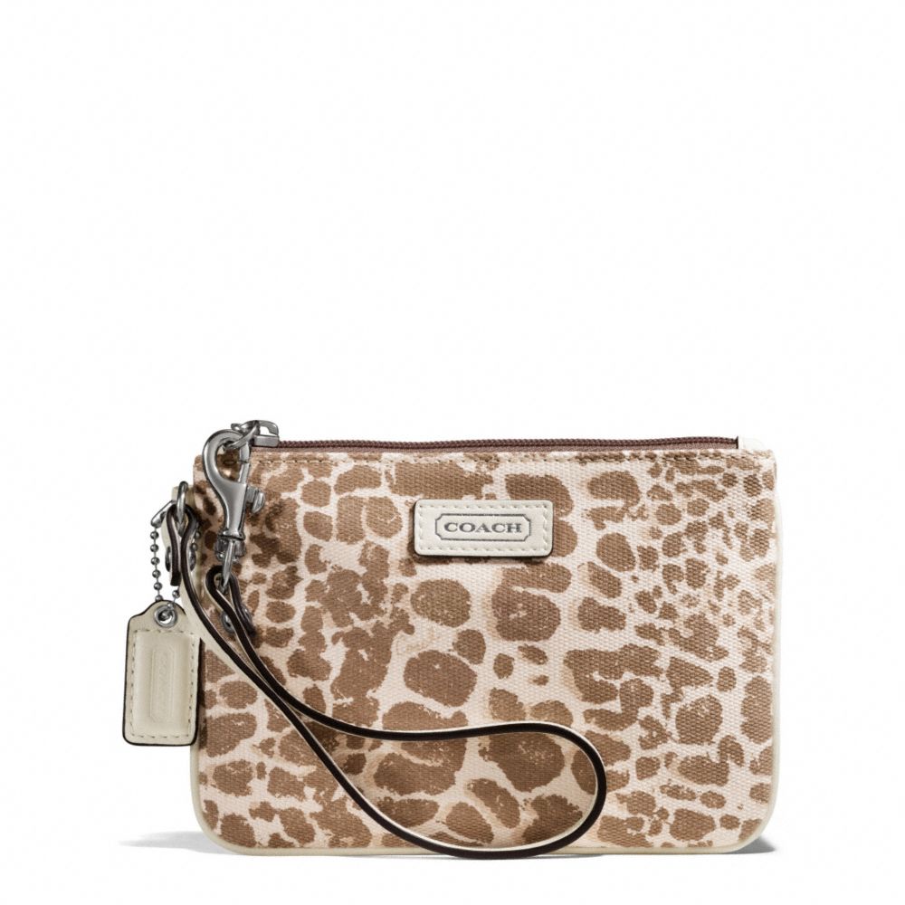 PARK GIRAFFE PRINT SMALL WRISTLET - COACH f50623 - 26055