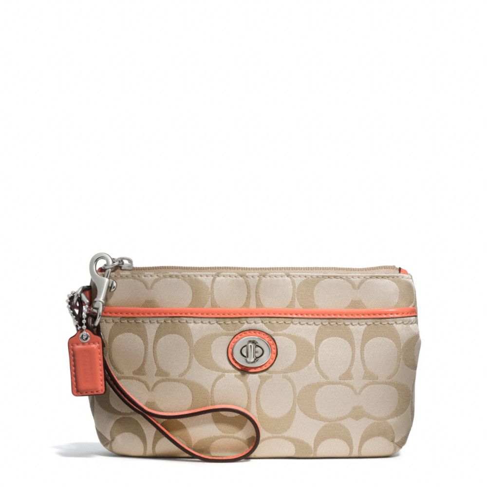 CAMPBELL SIGNATURE MEDIUM WRISTLET - COACH f51109 - 27697