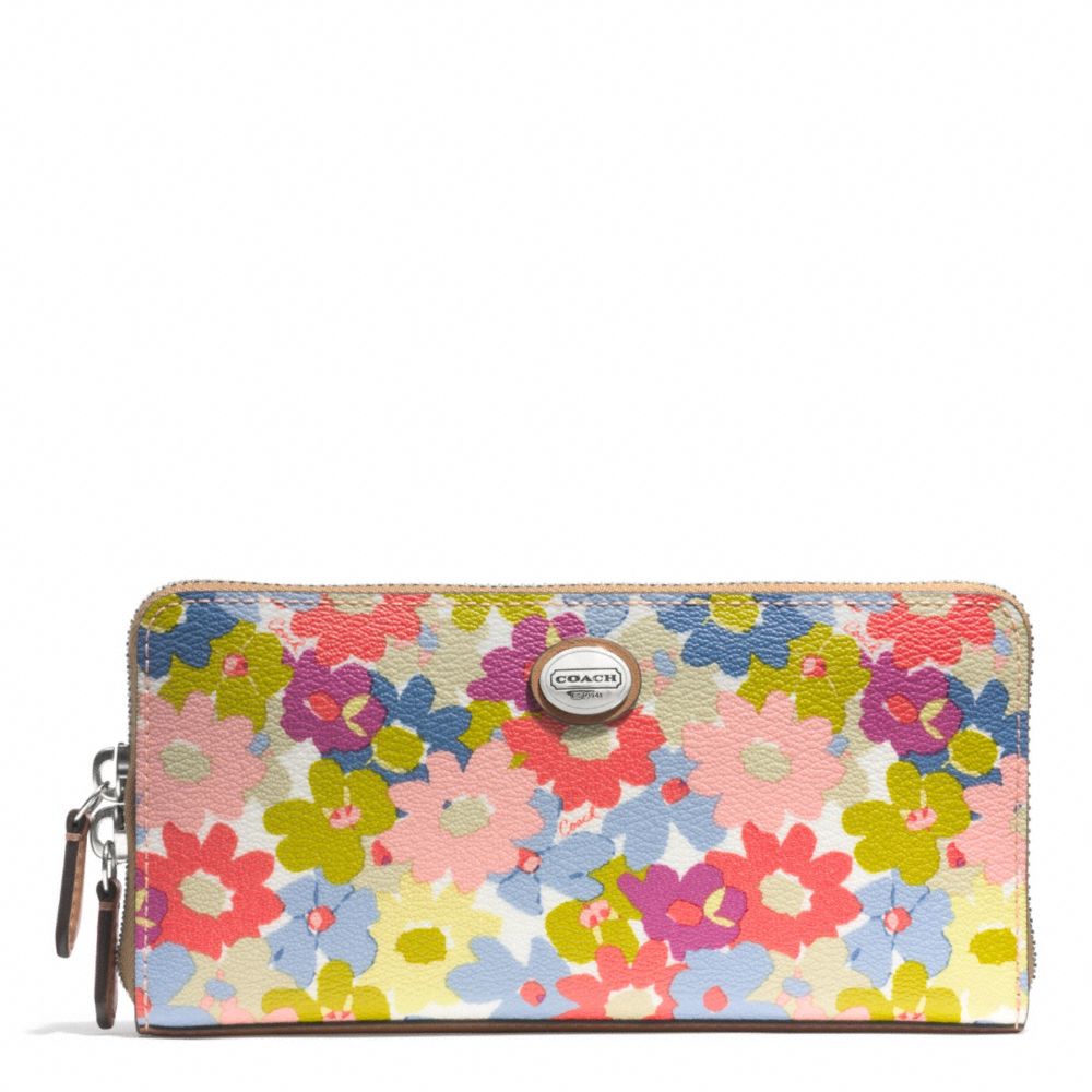 PEYTON FLORAL ACCORDION ZIP WALLET - COACH f51129 - 31015