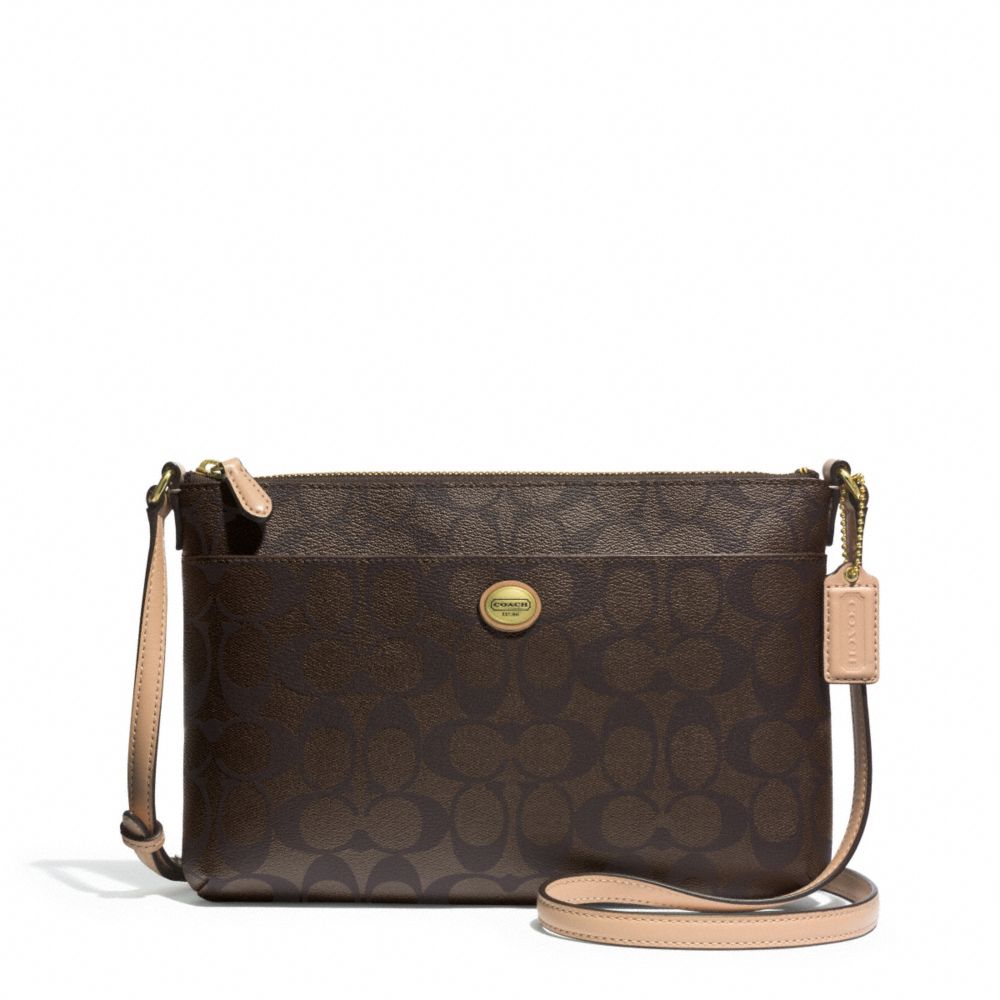 COACH PEYTON EAST/WEST SWINGPACK IN SIGNATURE FABRIC - ONE COLOR - F51366