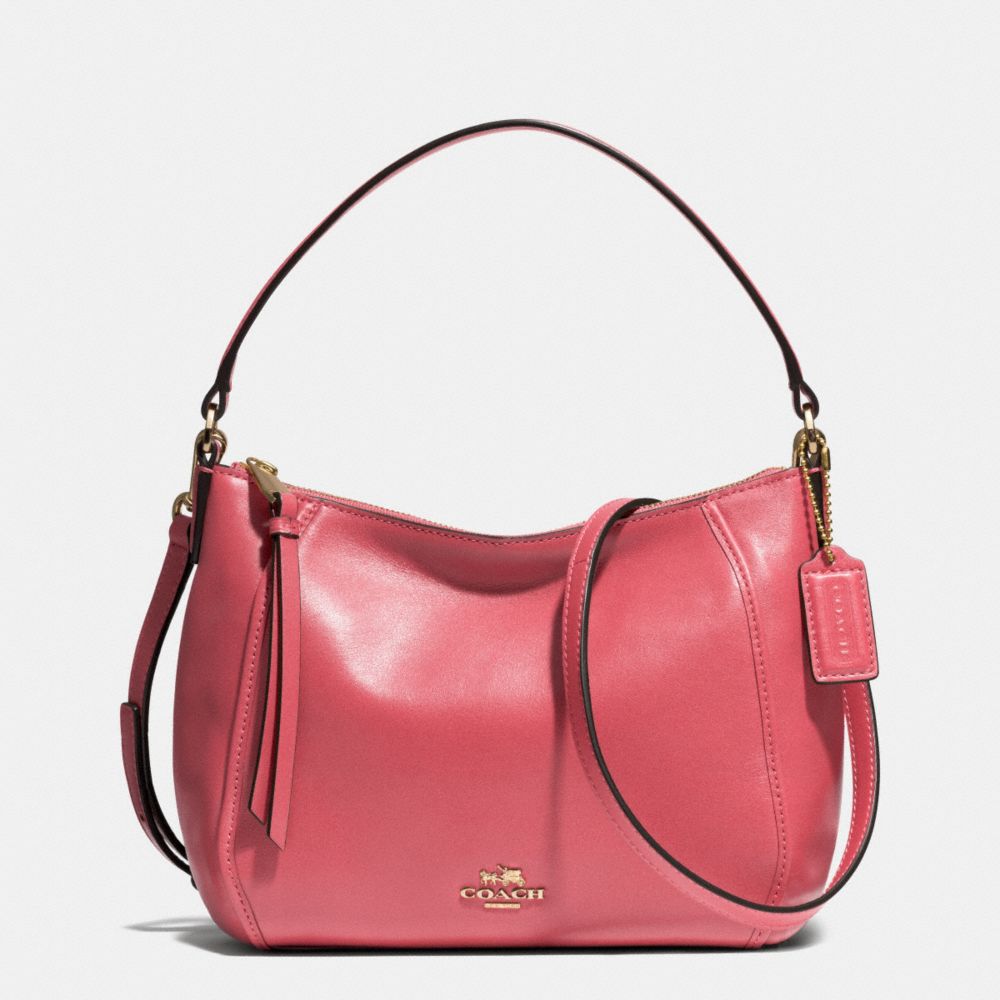 MADISON TOP HANDLE IN LEATHER - COACH f51900 -  LIGHT GOLD/LOGANBERRY