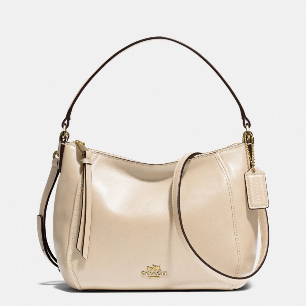 COACH MADISON TOP HANDLE IN LEATHER - LIGHT GOLD/MILK - F51900