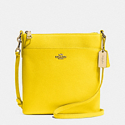 NORTH/SOUTH SWINGPACK IN EMBOSSED TEXTURED LEATHER - COACH f52348 - LIYLW