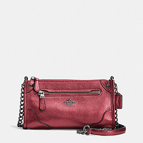 COACH MICKIE CROSSBODY IN GRAIN LEATHER - QBE42 - f52646