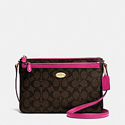 EAST/WEST POP CROSSBODY IN SIGNATURE - COACH f52657 - IME9T