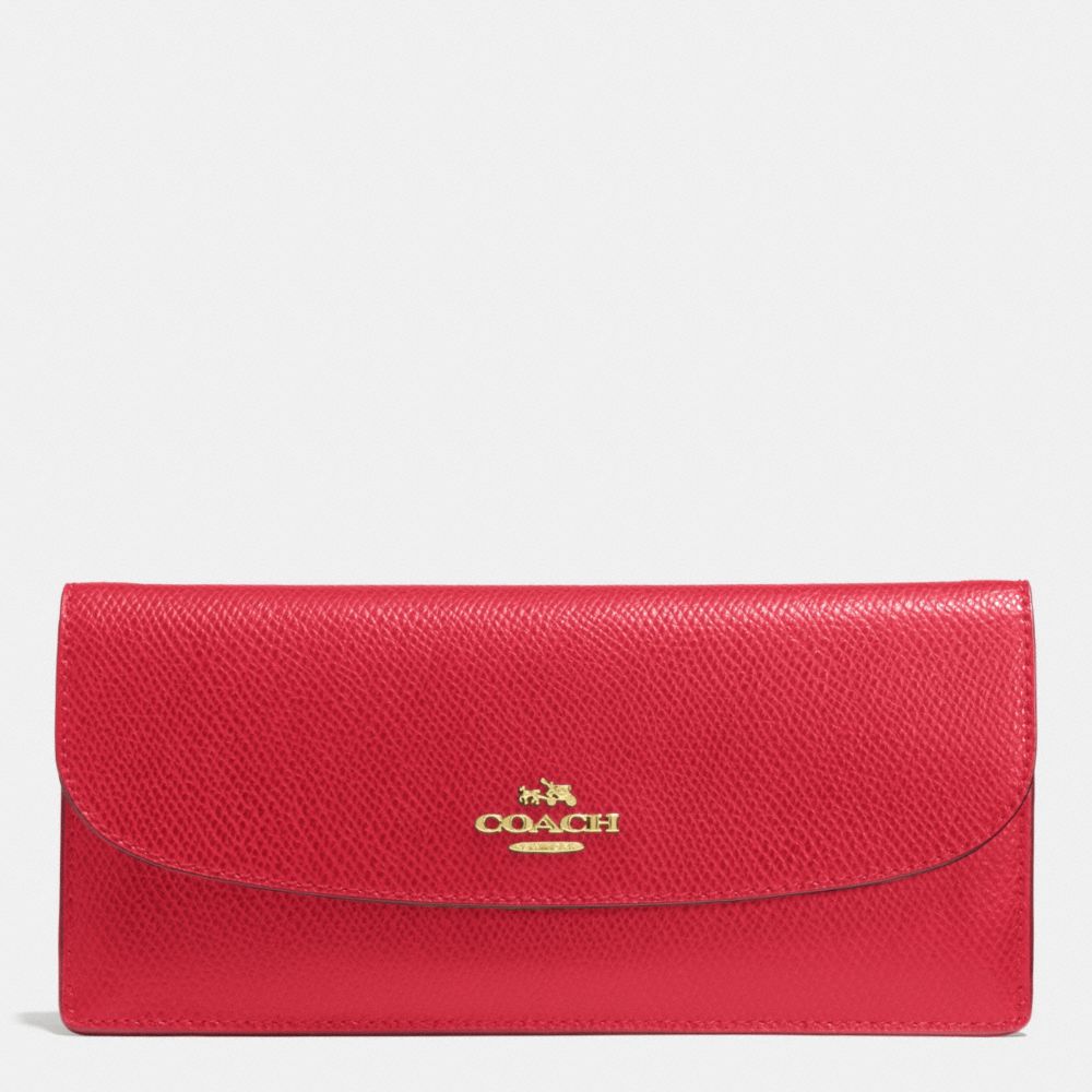 SOFT WALLET IN LEATHER - COACH f52689 - IME8B