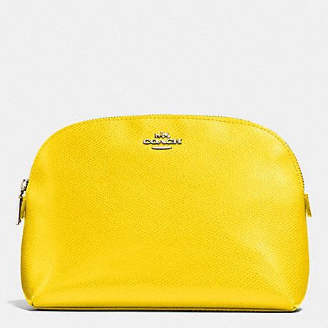 COACH COSMETIC CASE IN LEATHER -  IMYLW - f52697