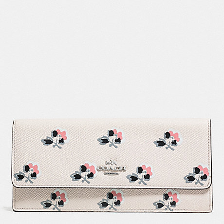 COACH SOFT WALLET IN PRINTED LEATHER -  SVDRL - f52967