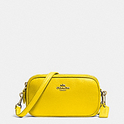 CROSSBODY POUCH IN PEBBLE LEATHER - COACH f53034 - LIYLW