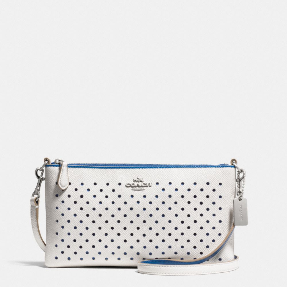HERALD CROSSBODY IN PERFORATED LEATHER - COACH f53231 - SVDUV