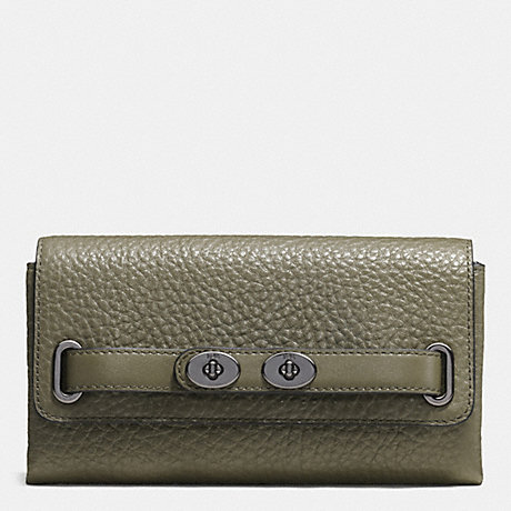 COACH BLAKE WALLET IN BUBBLE LEATHER - QBB75 - f53425