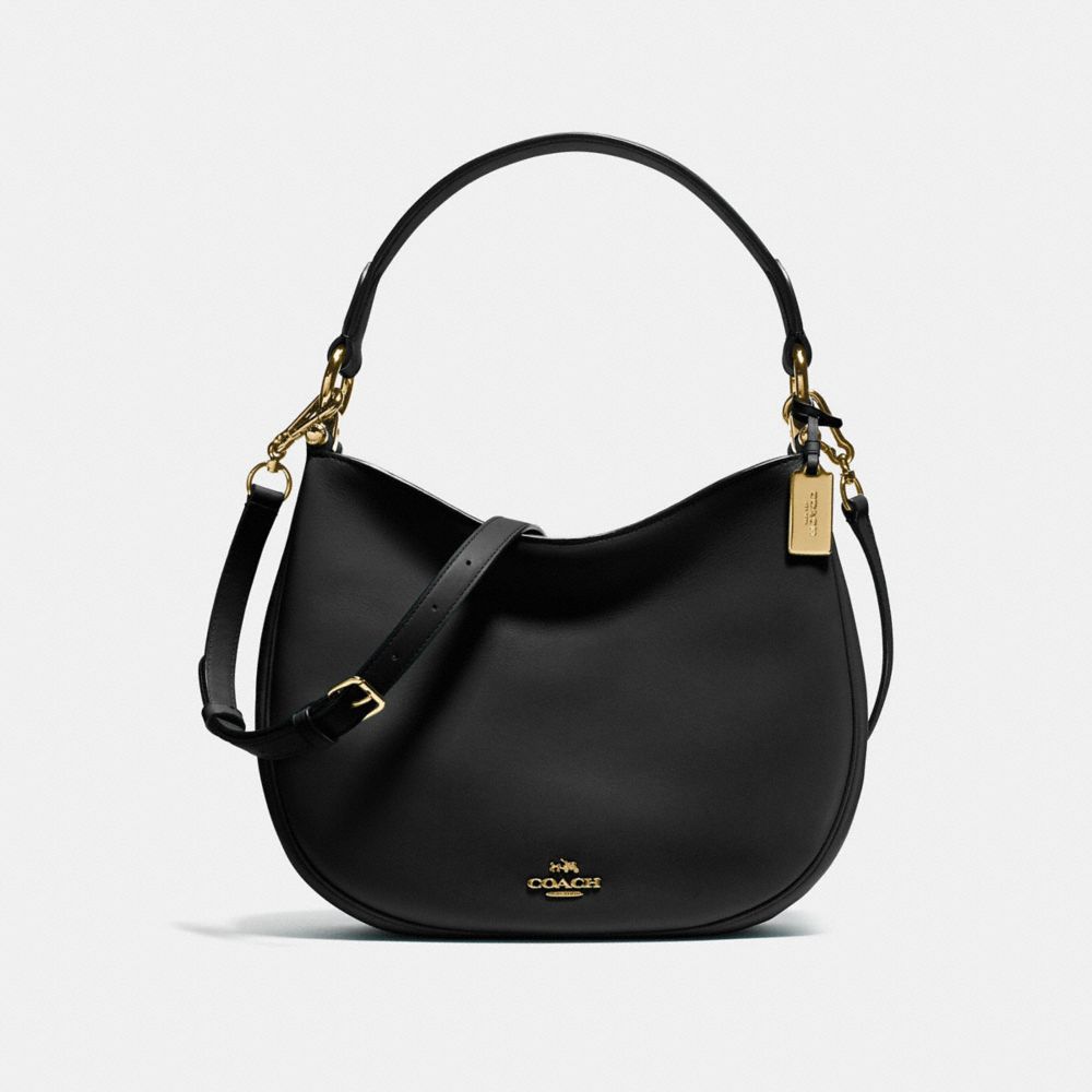 COACH MAE CROSSBODY - BLACK/LIGHT GOLD - F54446