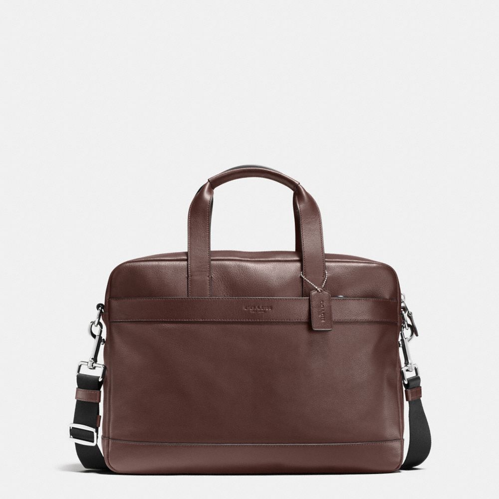 HAMILTON BAG IN SMOOTH LEATHER - COACH f54801 - MAHOGANY