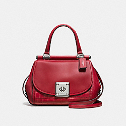 COACH DRIFTER TOP HANDLE - RED CURRANT/SILVER - F55536