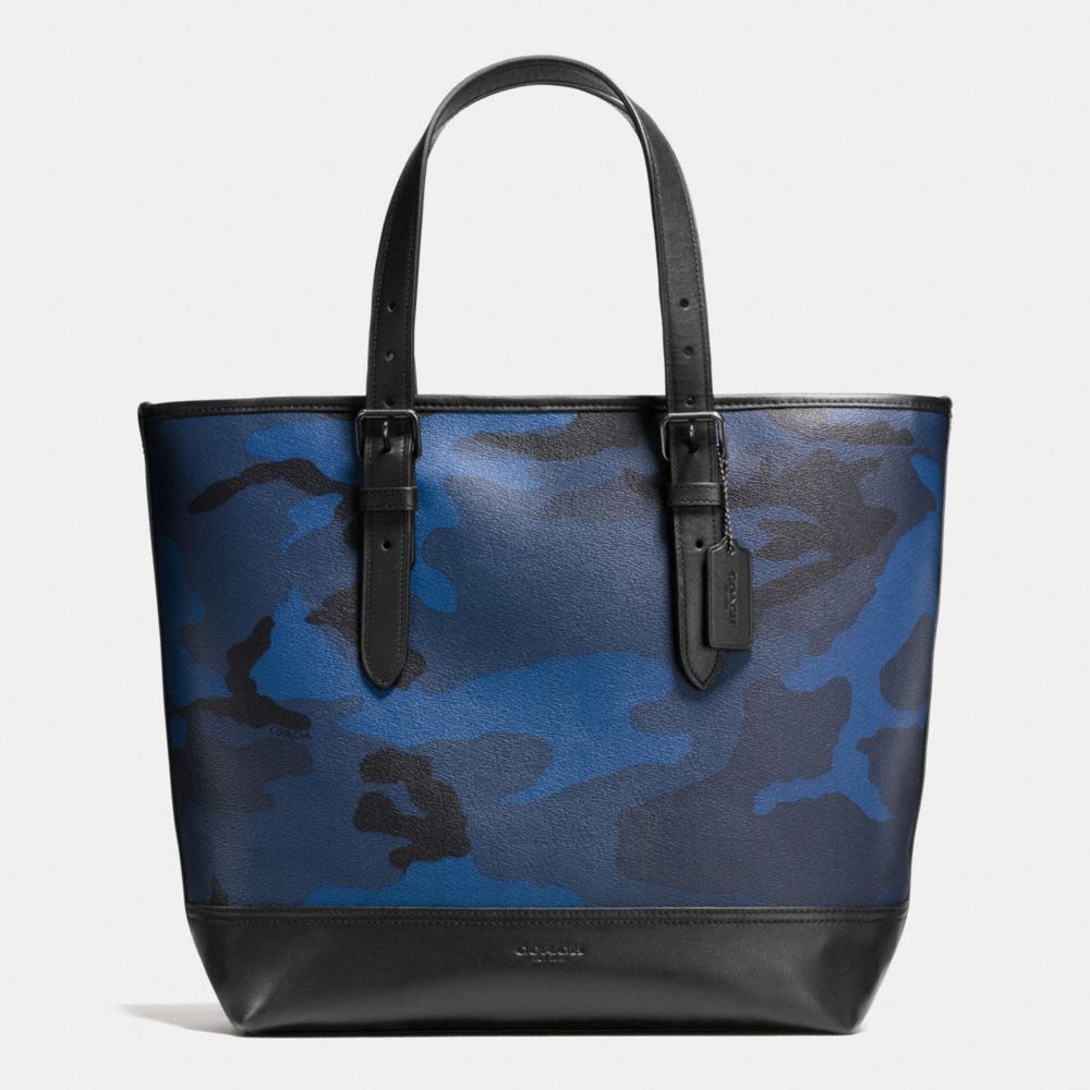 HENRY TOTE IN INDIGO CAMO - COACH f57565 - LIGHT LILAC