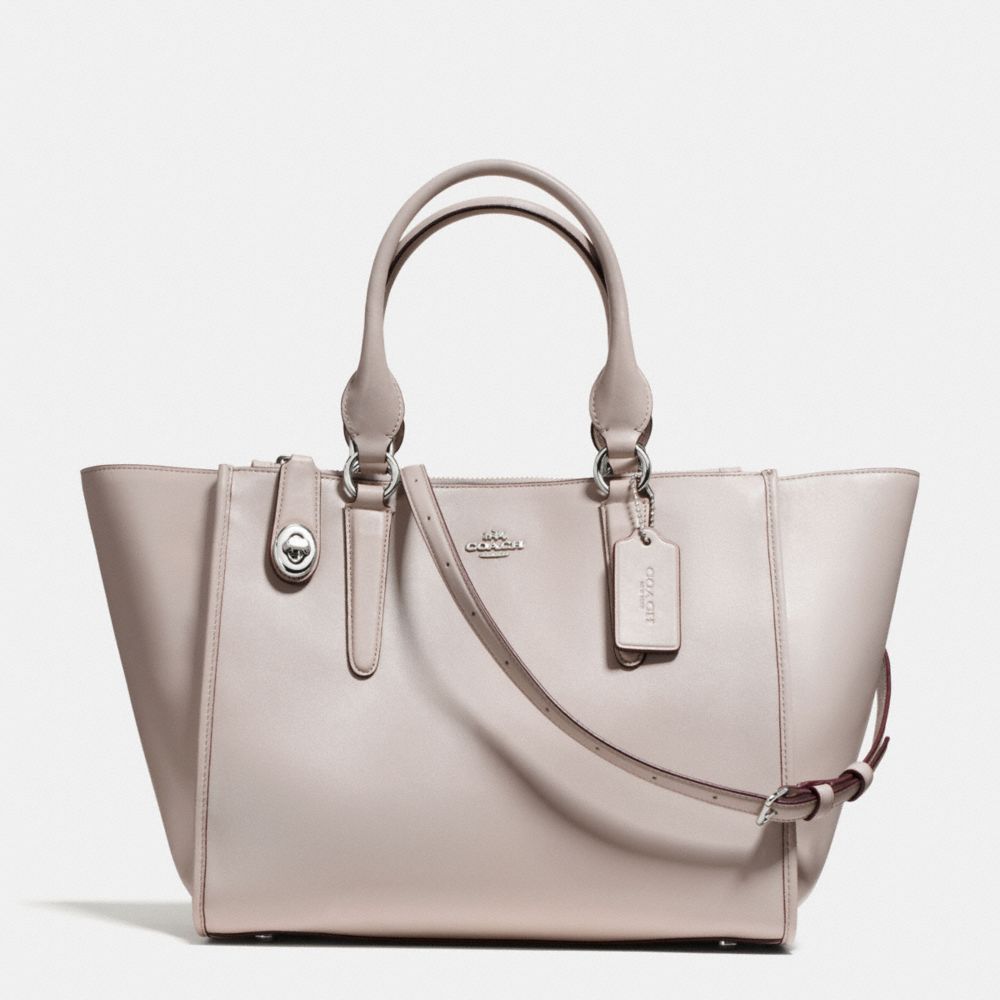 COACH CROSBY CARRYALL IN SMOOTH LEATHER - SILVER/GREY BIRCH - F59183