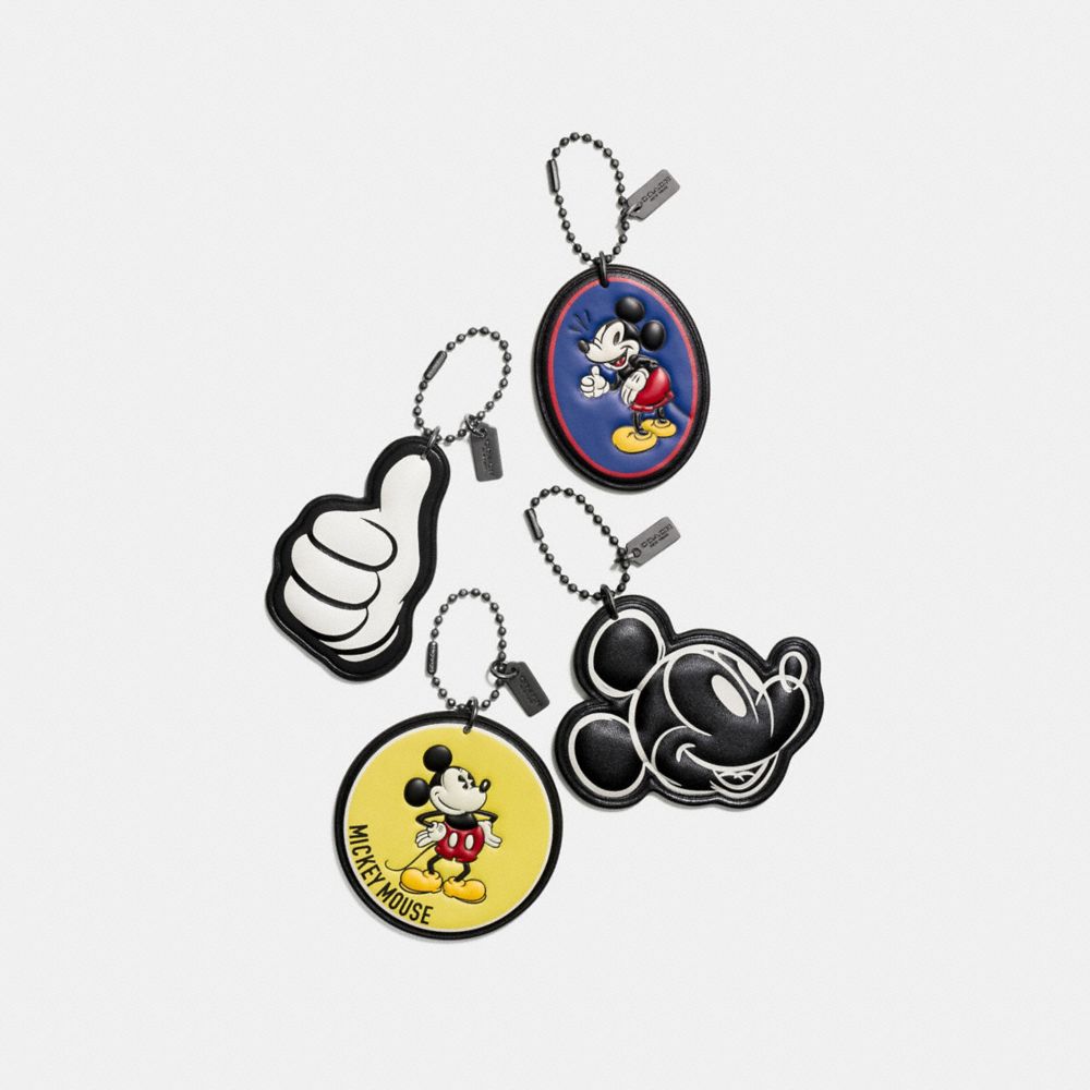 MICKEY HANGTAG SET - COACH f59882 - MULTICOLOR