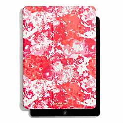 PEYTON FLORAL PRINT TRIFOLD IPAD AIR CASE - COACH f62459 - PINK MULTICOLOR