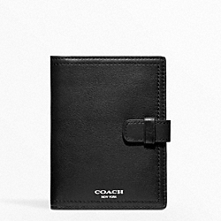 COACH LEATHER PASSPORT CASE - ONE COLOR - F62834