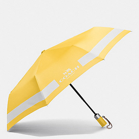 COACH HORSE AND CARRIAGE UMBRELLA - SILVER/CANARY/CHALK - f63689