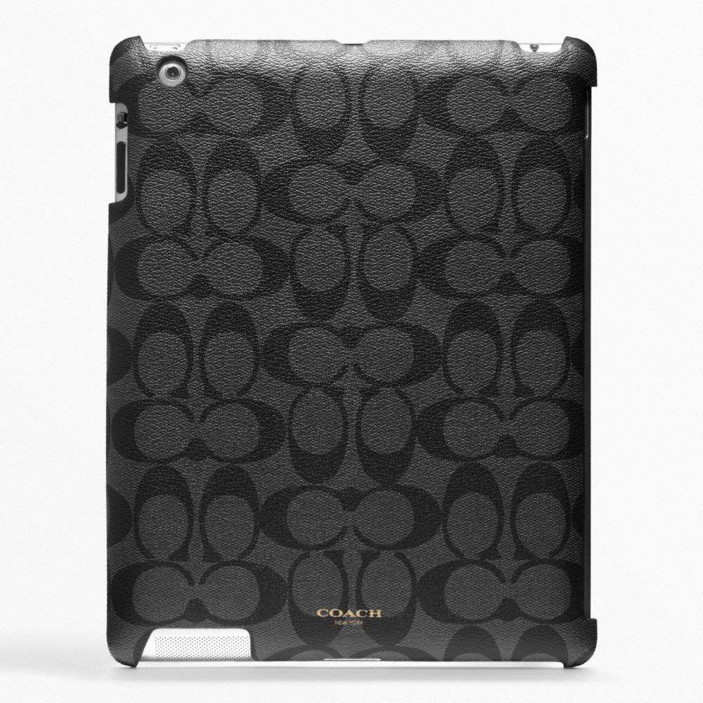 BLEECKER SIGNATURE MOLDED IPAD CASE - COACH f63775 - 25311