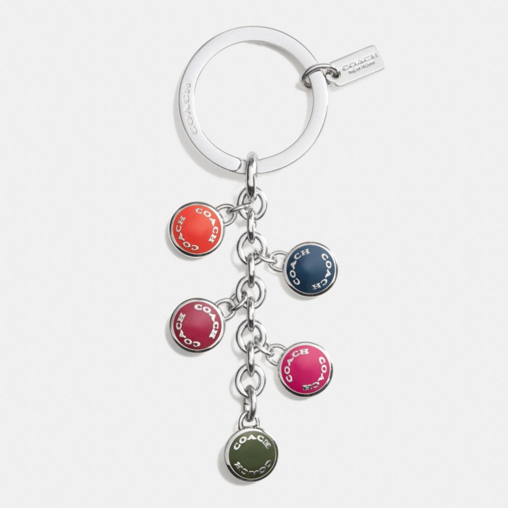 COACH BUTTONS MULTI MIX KEY RING - COACH f63982 - SVE99