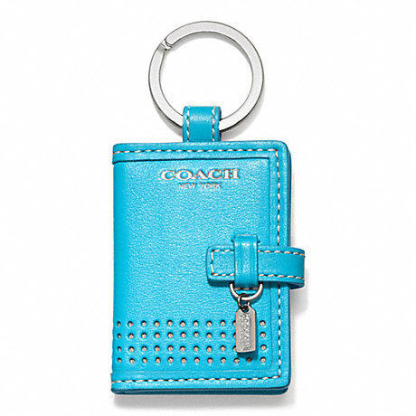 COACH PERFORATED PICTURE FRAME KEY RING -  - f64524