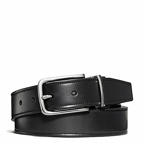 COACH HARNESS SMOOTH LEATHER CUT TO SIZE REVERSIBLE BELT -  - f66105