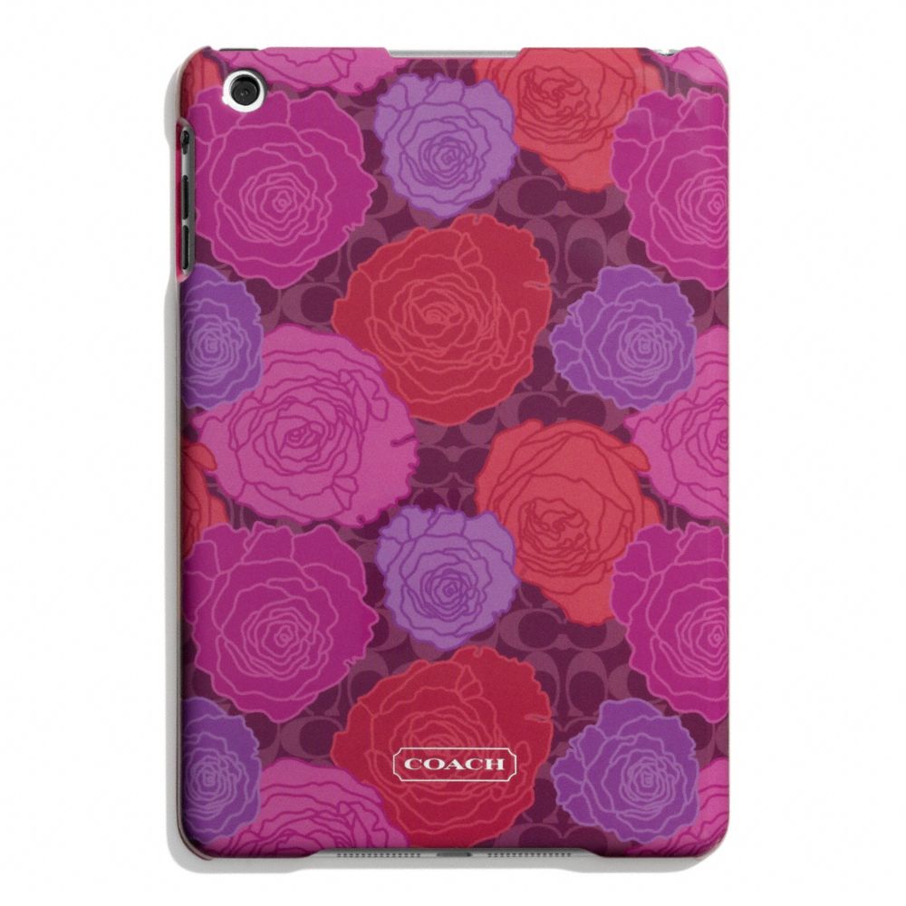 CAMPBELL FLORAL PRINT MOLDED MINI IPAD CASE - COACH f66783 - 18618