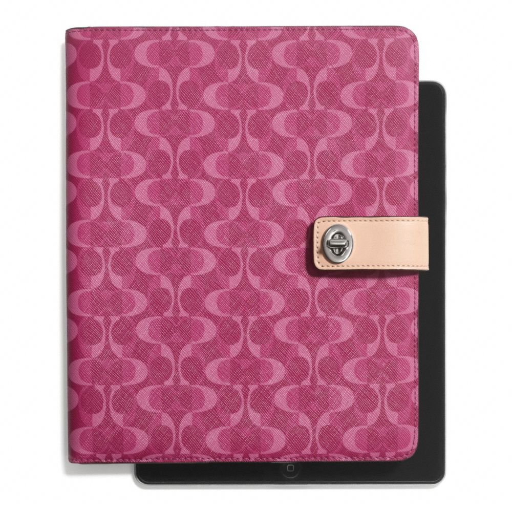 PEYTON DREAM C TURNLOCK IPAD CASE - COACH f66804 - 25571