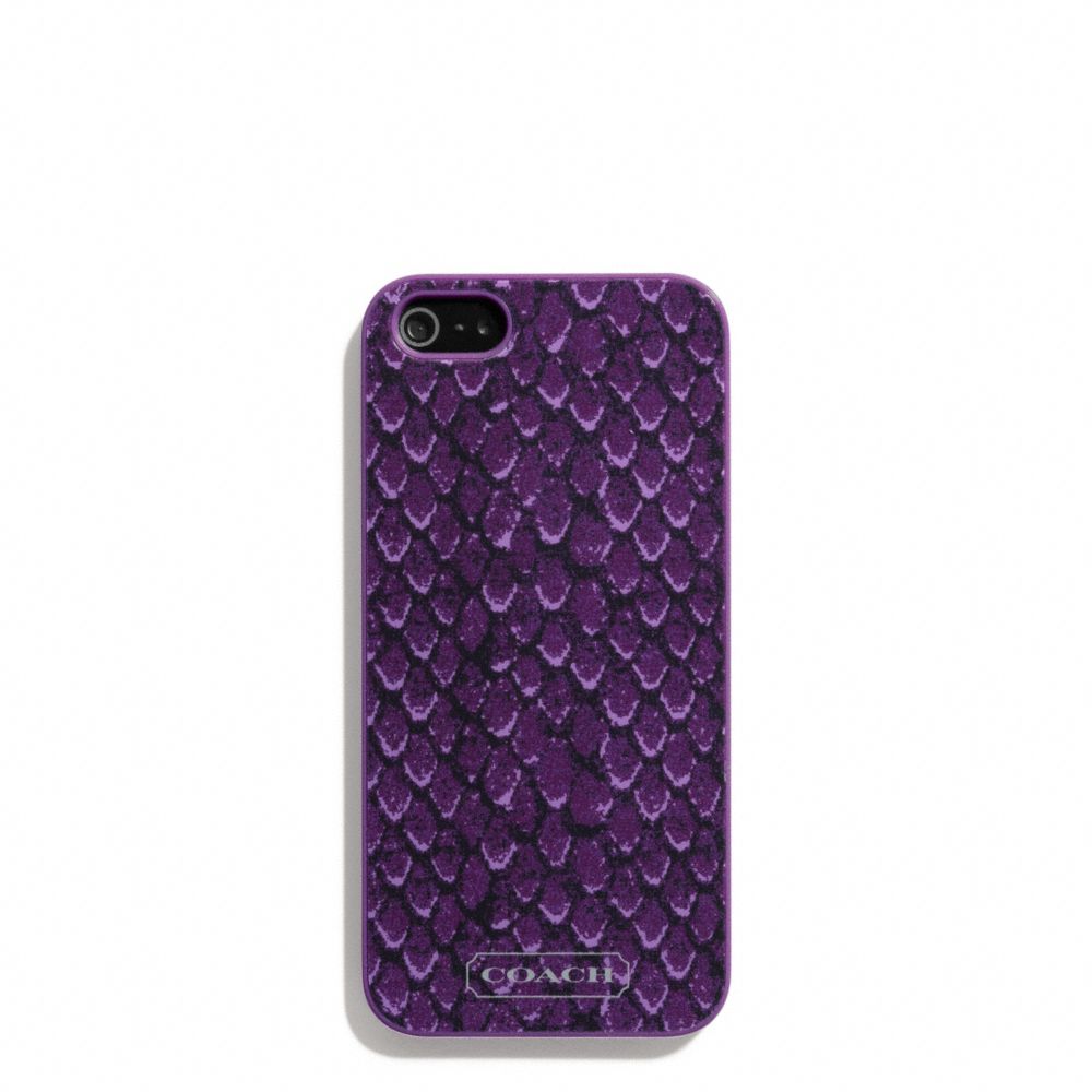 TAYLOR SNAKE PRINT IPHONE 5 CASE - COACH f67057 - 19377