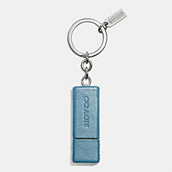 COACH BLEECKER LEATHER USB DRIVE - CADET - F67257