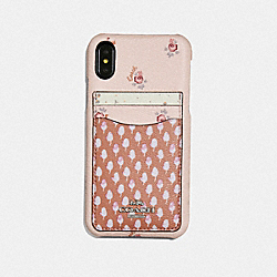 COACH IPHONE XR CASE WITH ACORN PATCHWORK PRINT - PINK MULTI - F68429