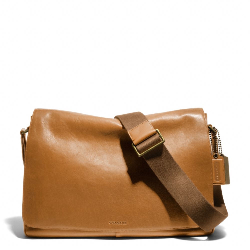 BLEECKER LEATHER COURIER BAG - COACH f70486 - 28304