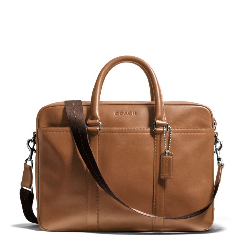 LEXINGTON LEATHER ZIP TOP BRIEF - COACH f71066 - 26062