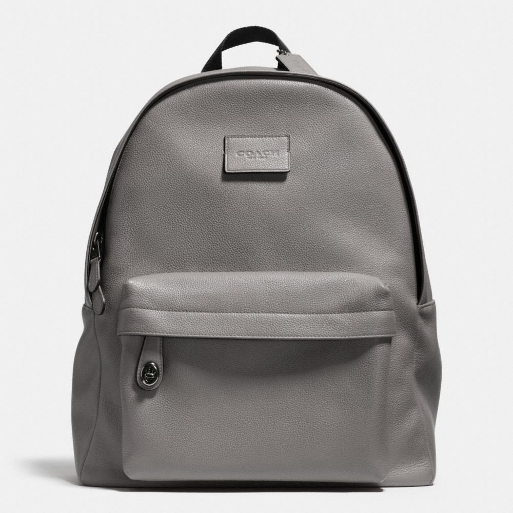 CAMPUS BACKPACK IN REFINED PEBBLE LEATHER - COACH f71622 - QBASH