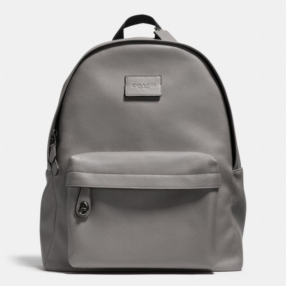 CAMPUS BACKPACK IN REFINED PEBBLE LEATHER - COACH f71622 - QBASH