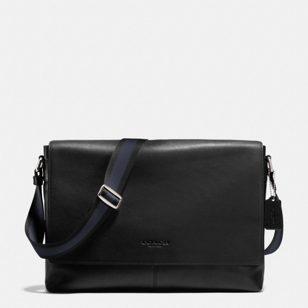 SULLIVAN MESSENGER IN SMOOTH LEATHER - COACH f71726 - BLACK