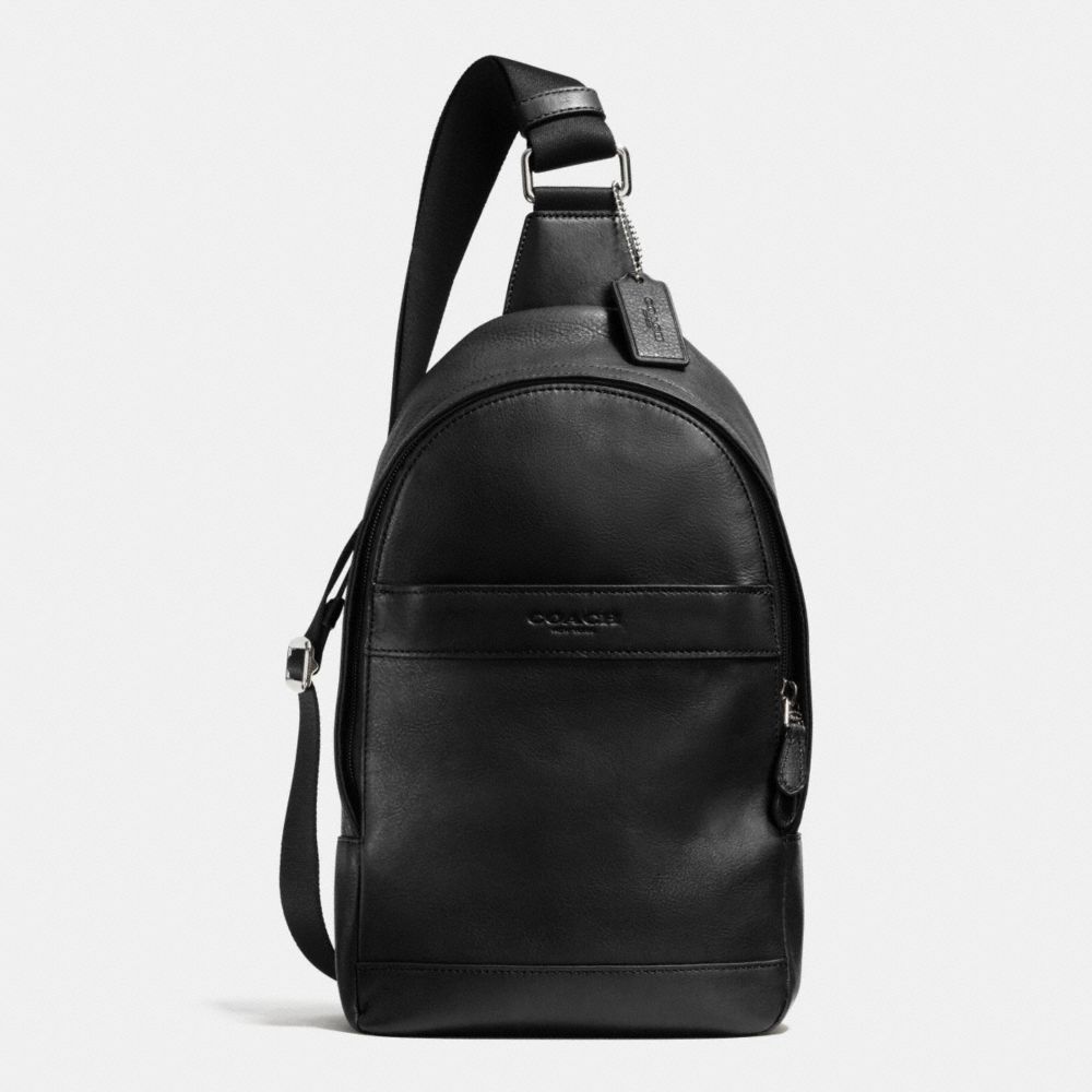 CAMPUS PACK IN SMOOTH LEATHER - COACH f71751 - BLACK